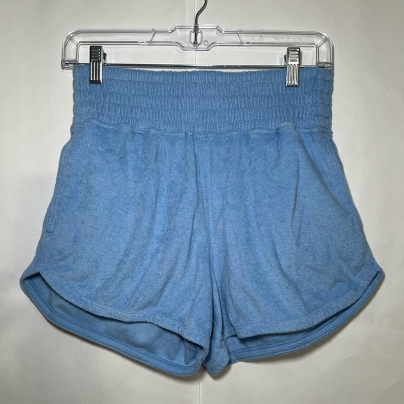 Abercrombie & Fitch Soft A&F Collection Terry Cloth Lounge Set Light Blue Sz S - Picture 8 of 12